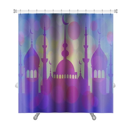 Gear New Arabic Touch Mosque at Beginning of Ramadan Premium Shower Curtain