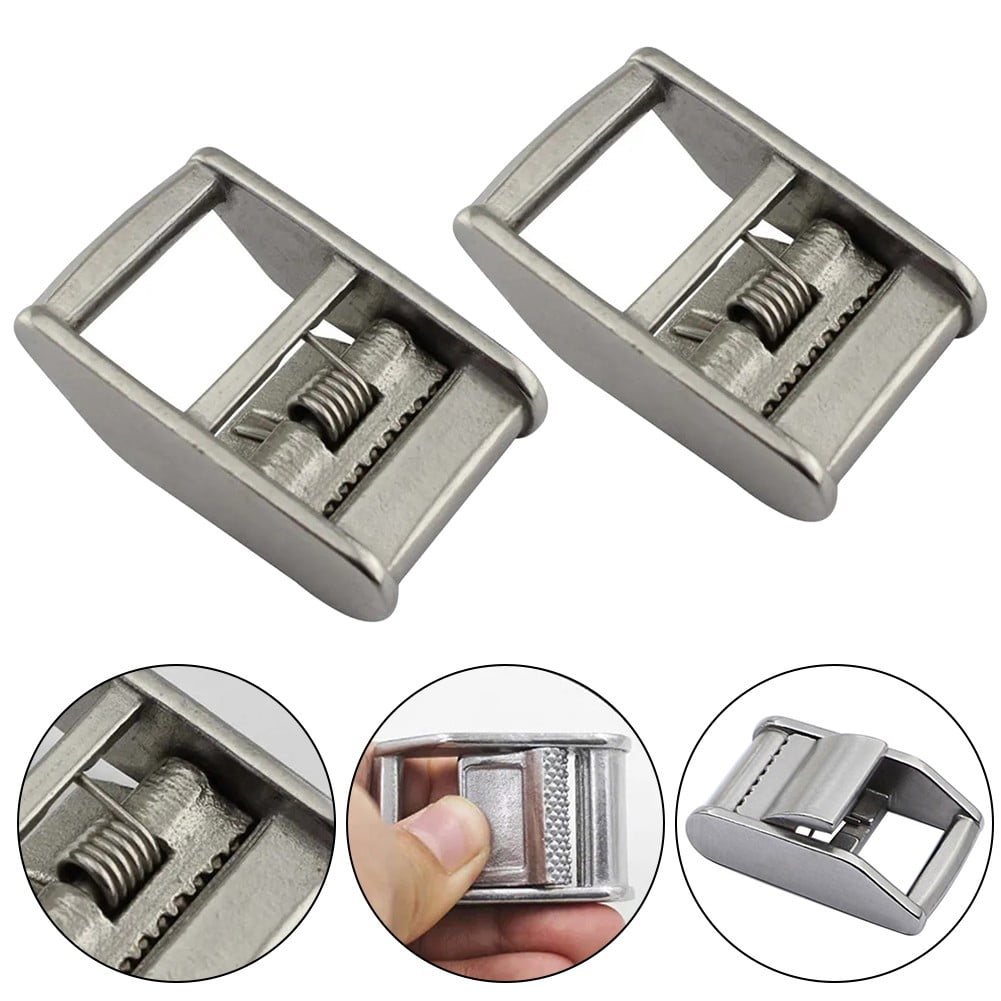 Lot De 4 Boucles à Came En Acier Inoxydable 304 - Pour Sangle De 25 Mm, Fixation De Kayak, Canoë, Chargement Sur Toit