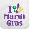 thumbnail image 4 of Inktastic I Love Mardi Gras Boys or Girls Baby Bib, 4 of 4