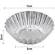 thumbnail image 4 of Molde de aluminio para tartas Vhermosa 40 Uds antiadherentes reutilizables plateados, 4 of 8