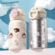 thumbnail image 3 of Cute Stainless Steel Water Bottle with Straw White, 3 of 5