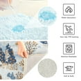 thumbnail image 3 of Yayeee Bath Rugs for Bathroom Floor Set of 2 Non Slip Fluffy Soft Absorbent Mat, Snowy Winter, 3 of 7