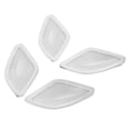 thumbnail image 4 of Couvercle de Poignée de Porte Intérieure, 4pcs Poignée de Porte Intérieure Couvercle de Panneau de Poignée de Voiture Garniture Intérieure Design Élevé, 4 of 14