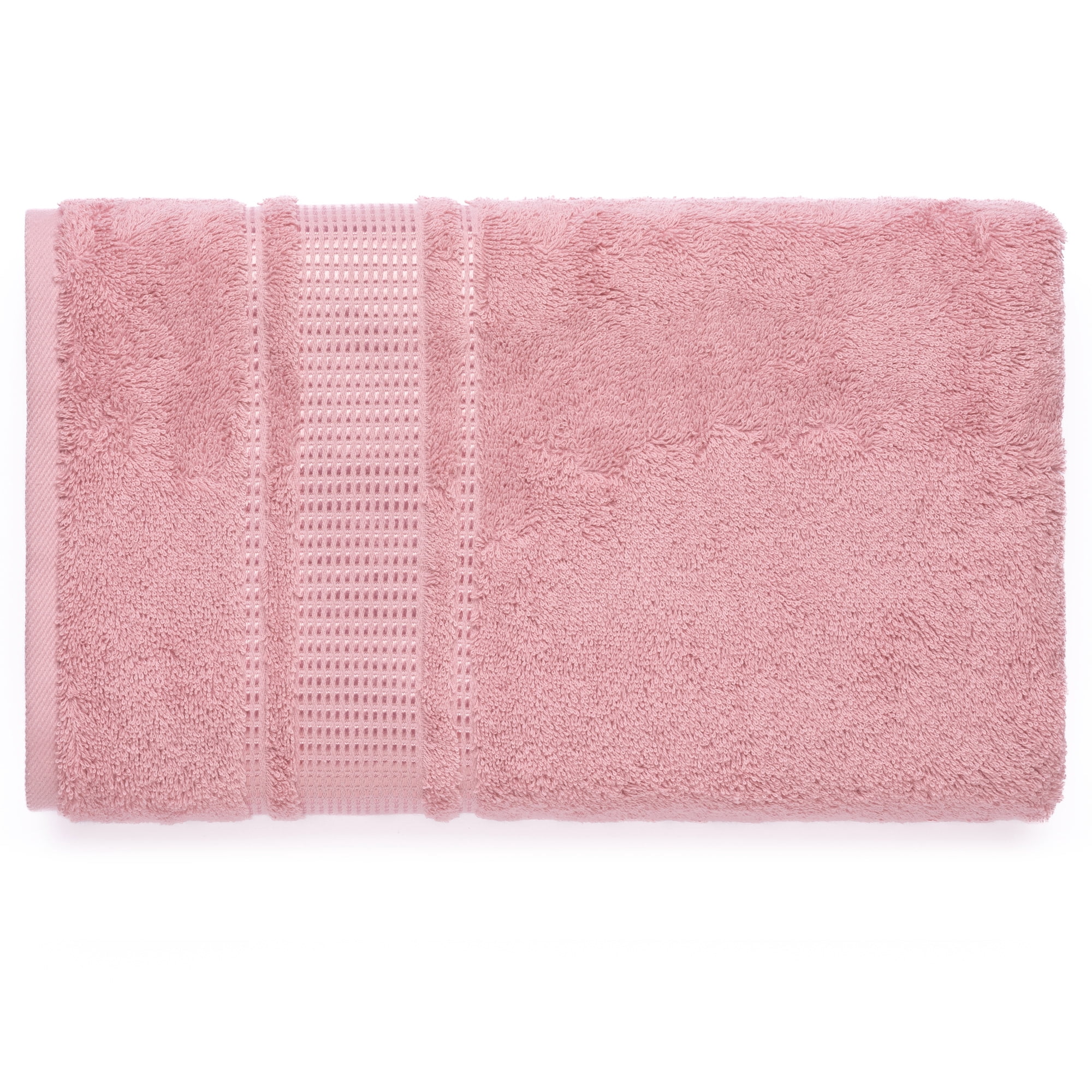 Melissa Linen, Cotton Bath Towels, 2 Pack Luxuries Towels for Bathroom, Super Absorbent, Dusty Pink
