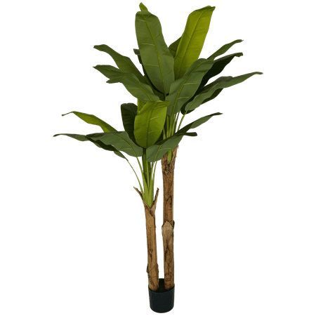 6  Artificial Banana Tree in Plastic Pot