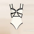 thumbnail image 5 of Women Vintage Polka Dot One Piece Swimsuit Oversized Bow Cut Out Tummy Control Bathing Suit Retro High Waist Swimwear, 5 of 7