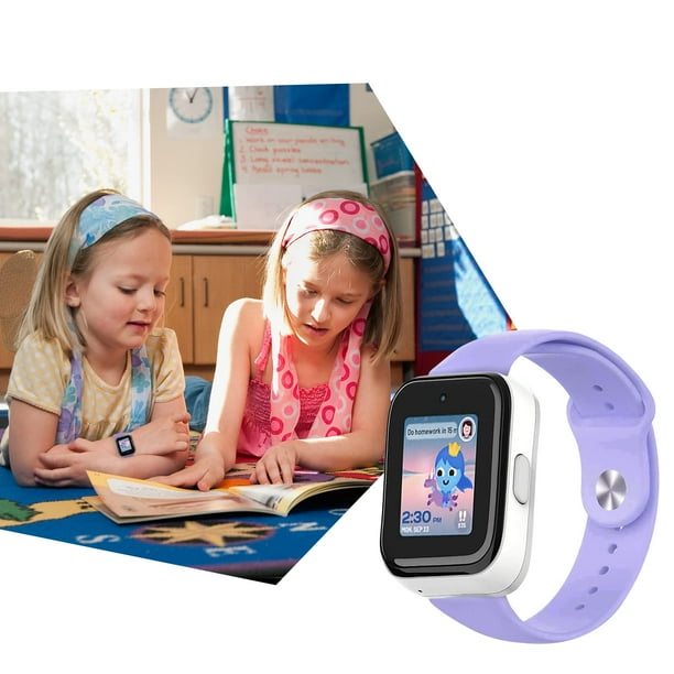 NewJourney for SyncUP Kids Watch Band Replacement Soft Silicone Watch Bands Compatible with T Mobile SyncUP Kids Watch for Boys Girls Purple