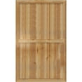 thumbnail image 4 of 32 1/4"W X 52"H Timbercraft Six 5 3/8" Boards Framed Board-N-Batten Shutters, Rough Sawn Western Red Cedar (Per Pair), 4 of 13
