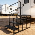 thumbnail image 5 of YOHKOH 4-Step RV Steps with Handrail – Portable Lightweight Stairs for Travel Trailers & Mobile Homes – Outdoor Non-Slip Steps for Hot Tubs & Deck Use, 5 of 7