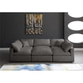 thumbnail image 3 of Pemberly Row Contemporary Standard Gray Velvet Modular Sectional, 3 of 9