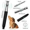 thumbnail image 5 of 2 Pack Dog Whistle - Dog Whistle to Stop Barking Neighbor's Dog & Long Range Recall, Adjustable Ultrasonic Silent Dog Whistle with Lanyard for Training Recall, Professional Obedience (Black &, 5 of 5