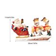thumbnail image 3 of Ounissouiy Escaparate de renos de dibujos animados de varios colores, muebles para el hogar, artesanía exquisita, trineo de Papá Noel Decoración del hogar, 3 of 6