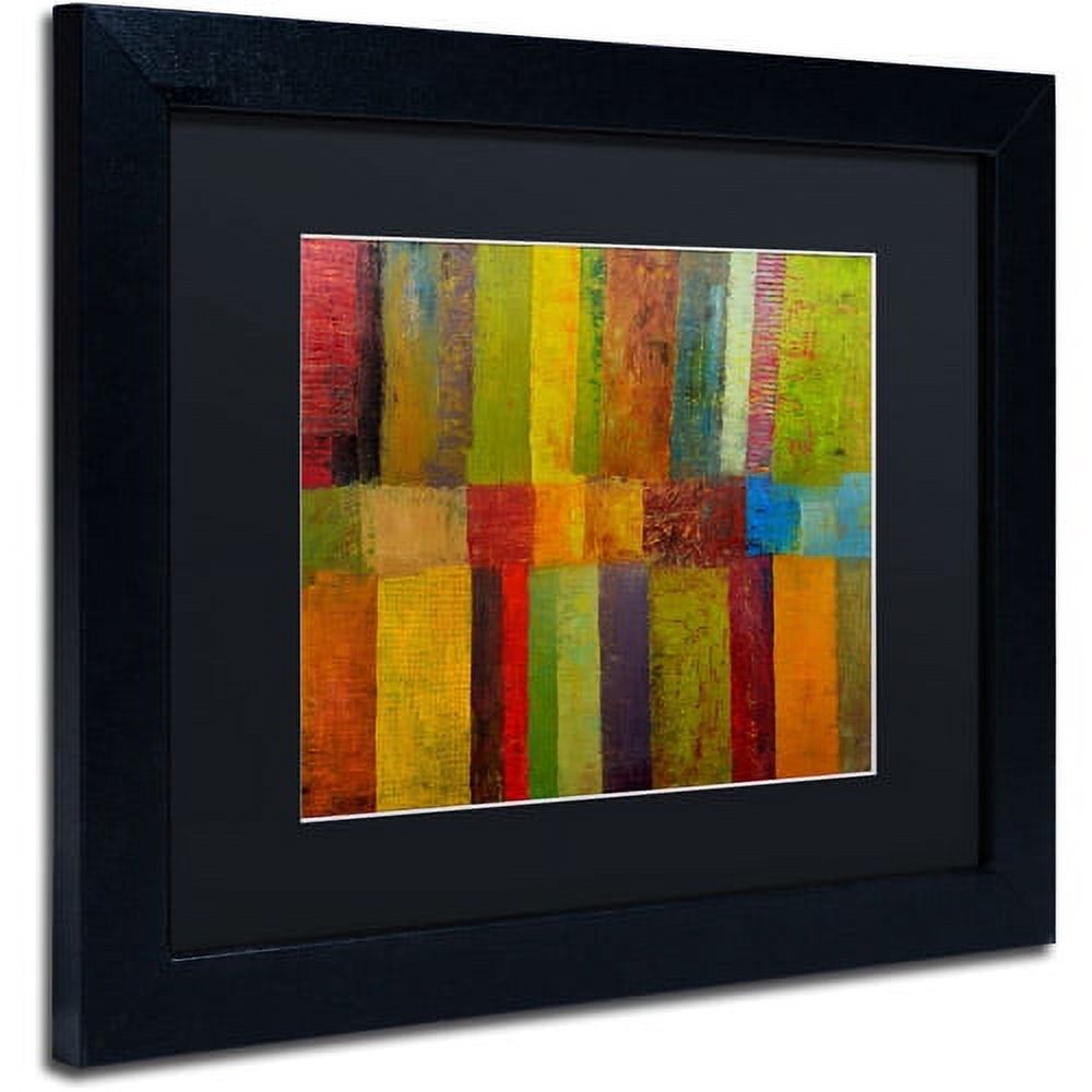 Trademark Fine Art "Green Eggs and Ham" Canvas Art by Michelle Calkins, Black Matte, Black Frame