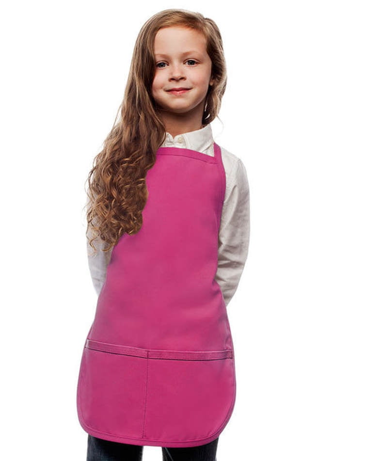 Hot Pink Kids Art Smock Apron by My Little Doc