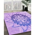 thumbnail image 3 of Ahgly Company Machine Washable Indoor Rectangle Transitional Blossom Pink Area Rugs, 6' x 9', 3 of 7