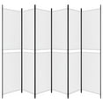 thumbnail image 2 of vidaXL 6-Panel Room Divider White 300x220 cm Fabric, 2 of 5
