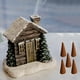 thumbnail image 1 of Quemadores de Incienso Navideños de Resina con Forma de Chimenea, Nieve y Cabaña Invernal con Varillas de Incienso., 1 of 7