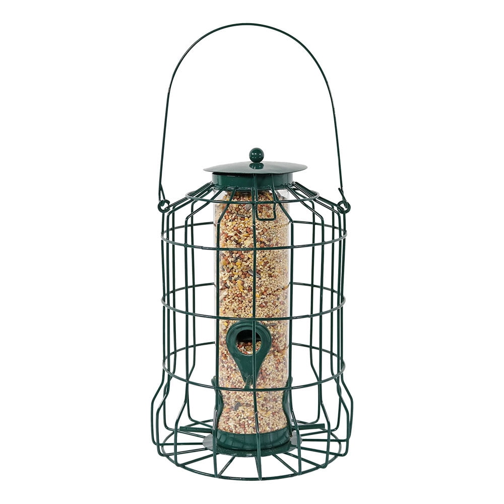 Sunnydaze Outdoor Hanging Wild Bird Feeder, Squirrel Proof Metal Wire