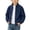 Navy, variant on Boys Corduroy Bomber Jacekt with Pockets Casual Full Zip Turtleneck Long Sleeve Lightweight Kids Fall Jacekt Brown 4-14 Years