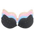 thumbnail image 2 of 4 pares de copa C verano nuevo sujetador invisible de mariposa de silicona transpirable vestido de novia perforado fruncido pegamento de pasta de leche biológica ropa interior sin costuras ropa interior de mujer ER, 2 of 4