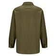 thumbnail image 7 of Womens Button Down Shirts Long Sleeve Cotton Gauze Tops Casual Collared Blouses Loose Fit Casual Shirts for Women Long Sleeve Button Down Blouses Fall 2026 Solid Color Trendy Tops, 7 of 7