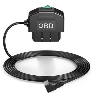 Dash Cam OBD Kit fil dur, caméra Dash USB Type C Kit de fils rigides avec OBD Câble d'alimentation pour Dashcam 12-2