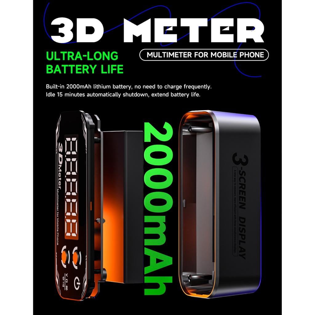 CEORPER Digital Display Multimeter Voltage/Capacitance Resistance Measurement Tool