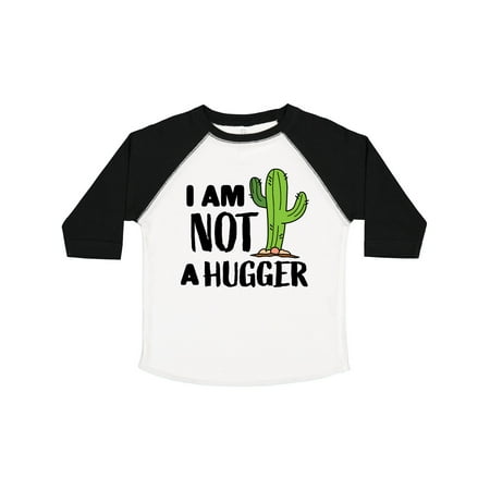 

Inktastic I Am Not a Hugger with Cactus Gift Toddler Boy or Toddler Girl T-Shirt
