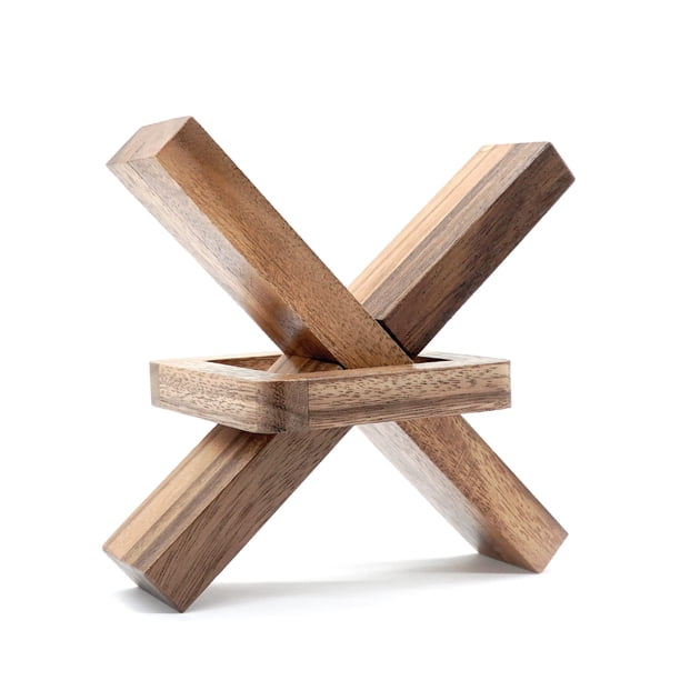 Los acertijos de madera para adultos Juegos de lógica Rompecabezas de regalo y acertijos mentales para niños de The Cross Out Juegos complicados Rompecabezas de inteligencia de madera Desafiantes para