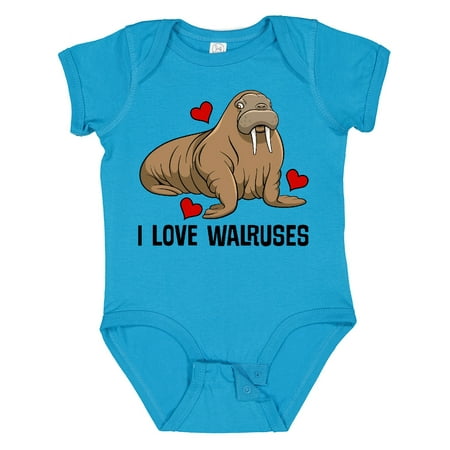 

Inktastic Walrus Cute Arctic Animals Boys or Girls Baby Bodysuit