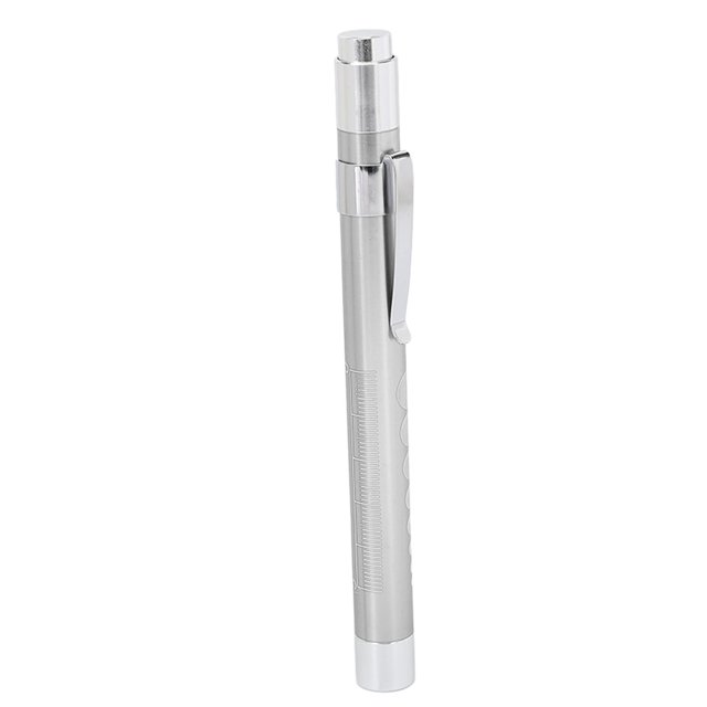 Linterna LED para Enfermeras Linterna LED Iluminación Blanca Cabeza Cóncava aleación de Aluminio Pluma Médica Luz para Garganta Oreja Nariz ANGGREK Otros
