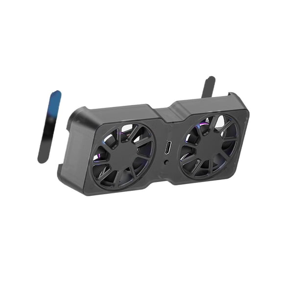 Magnetic Cooling Fan Steam Deck, for ROG Ally X, for Legion Go, Dual Handheld Cooler with 6000RPM, 3-Speed Adjustable Portable Gaming Fan