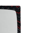 thumbnail image 2 of Ambesonne Abstract Fitted Sheet, Zigzag Chevron Theme Art, Twin Size, Charcoal Grey Pale Grey, 2 of 2