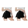 thumbnail image 4 of Sonducket Poliéster Mujer Jeans Reemplazo Primavera Verano Elegante Casual Señoras Viajando Compras Pantalones cortos de mezclilla Ropa Negro L 2piezas, 4 of 6