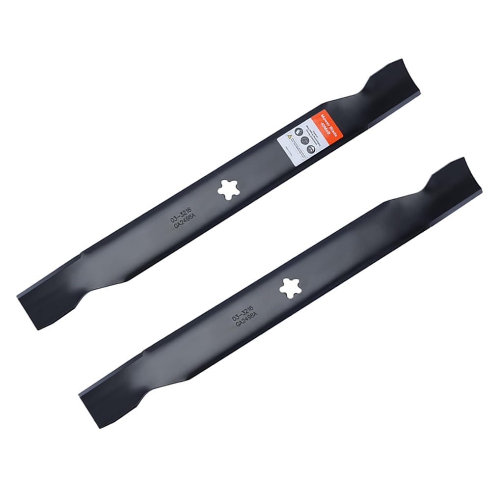 2 pieces 138971 Mower Blades for Craftsman LT1000 LT2000 42 inch Riding Mower, Poulan Pro Husqvarna 42'' Deck Lawn Tractor