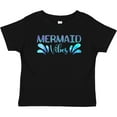 thumbnail image 3 of Inktastic Mermaid Vibes Text in Blues Boys or Girls Baby T-Shirt, 3 of 5