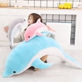 thumbnail image 4 of 1pc 160CM Big Size kawaii Dolphin Plush Toys Lovely Stuffed Soft Animal Pillow Dolls for Children Girls Sleeping Cushion Gift, 4 of 5