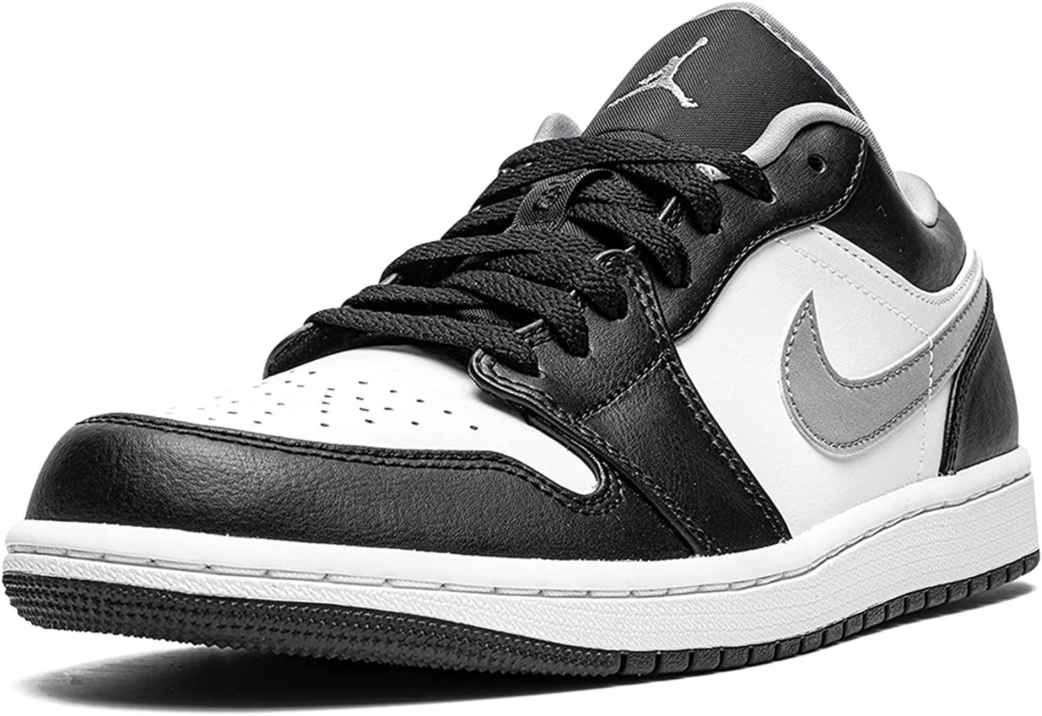 Nike Air Jordan 1 Low Black / Particle Grey - White  553558-040 Men's Size 8