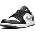thumbnail image 4 of Men's Jordan 1 Low Black/Particle Grey-White (553558 040) - 8, 4 of 5