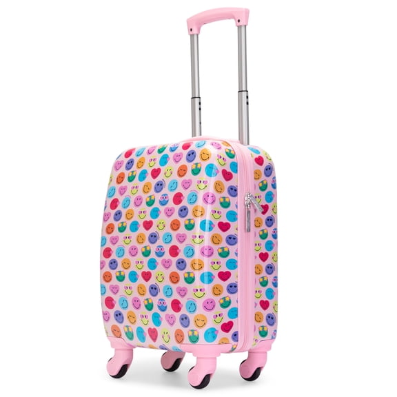 SMILEYWORLD Cool to be Happy 18" Airline Approved Carry-on Suitcase