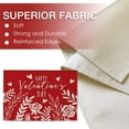 thumbnail image 2 of Happy Valentine''s Day Red Placemats Set of 4, Rose Flowers Floral Leaves Love Hearts Holiday Dining Table Place Mats, Anniversary Wedding Kitchen Decor Home Decoration 12 x 18 Inch, 2 of 5