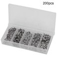 thumbnail image 2 of 200 Uds. Anillos divididos de doble bucle de hierro conectores de señuelo de gancho sólido accesorios de aparejos de pesca, 2 of 8