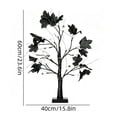 thumbnail image 3 of 2026 USB Battery Powered Light Up Table Tree, Black Artificial Decorative Tree with LED Ornament Lights, 60cm Spooky Halloween Desktop Centerpiece for Indoor Holiday Decor, 3 of 6
