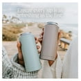 thumbnail image 6 of Hopsulator Slim Can Cooler Insulated for 12oz Slim Cans | Skinny Can Insulated Stainless Steel Drink Holder for Hard Seltzer, Beer, Soda, and Energy Drinks (Glitter White), 6 of 6