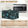 thumbnail image 5 of TSOVTHRID Butterfly Forest Camo Print Microwave Cover for Countertop Convection Ovens, Dustproof Small Electrical Appliance Protector Kitchen Decor, 18.25"W x 14.5"D x 11"H, S, 5 of 7