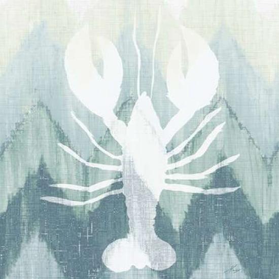 Chevron Sea Creature IV Canvas Art - Hugo Edwins(24X24)