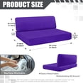 thumbnail image 7 of Yuyamidu Purple RV Dinette Cushion Covers Replacement Camper Cushions Cover Fashion RV Couch Covers Washable Camper Dinette Seat Covers for RV Camper, 7 of 7