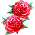 thumbnail image 1 of Globos Woduntes Red Rose 3D de 79 cm para el Día de San Valentín x2, 1 of 7