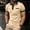 A0251-Khaki, variant on POTETI Collared Mens Polo Shirts Short Sleeve Casual Shirts Solid Patchwork Loose Tops