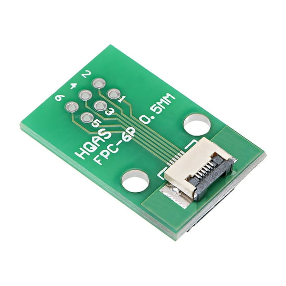 PiccoCasa FFC FPC 6 Pins 0.5mm 1mm Pitch to DIP 2.0mm PCB Converter Board Couple Extend Adapter
